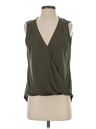 Pre-owned Veronica M Sleeveless Blouse In Green