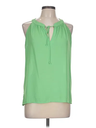 Pre-owned Veronica M Sleeveless Blouse In Green