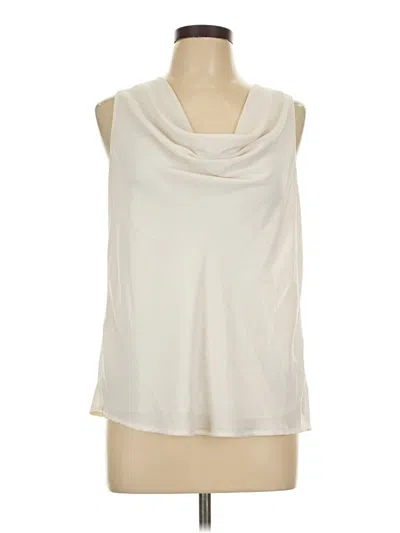 Pre-owned Veronica M Sleeveless Blouse In Ivory