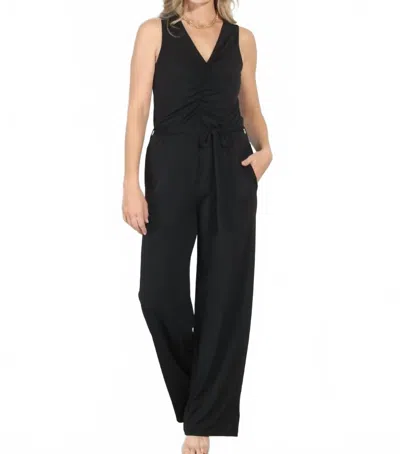 Veronica M Sleeveless Jumpsuit In Black