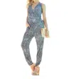 Veronica M Sleeveless Jumpsuit In Ramone In Multi
