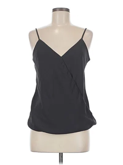 Pre-owned Veronica M Sleeveless Top Black Halter Neckline Tops