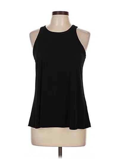 Pre-owned Veronica M Tank Top Black Halter Neckline Tops