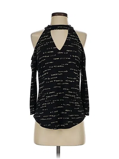 Pre-owned Veronica M Tank Top Black Halter Neckline Tops
