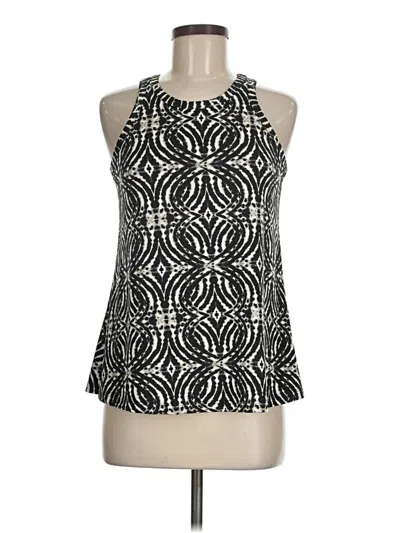 Pre-owned Veronica M Tank Top Black Halter Neckline Tops