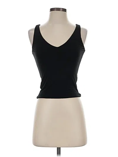 Pre-owned Veronica M Tank Top Black Strapless Neckline Tops