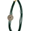 Veronica Tharmalingam Women's Green / Gold Edith Jade And Gold Long Necklace