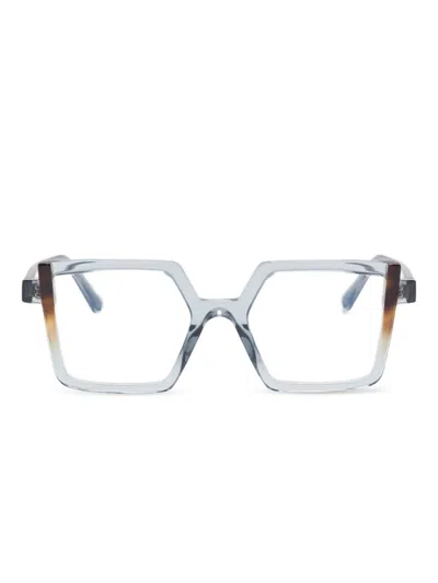 Veronika Wildgruber Fall Geometric-frame Glasses In Blue