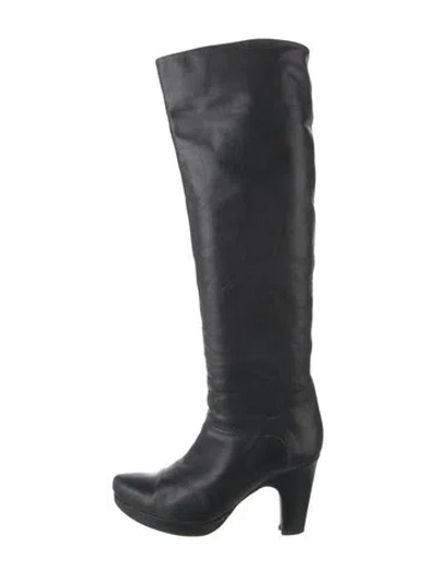 Pre-owned Veronique Branquinho Leather Boots In Black