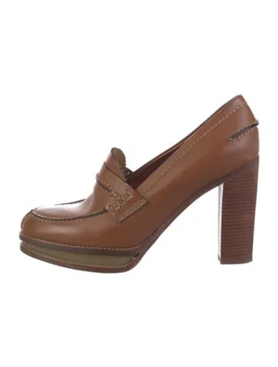Pre-owned Veronique Branquinho Leather Pumps In Brown