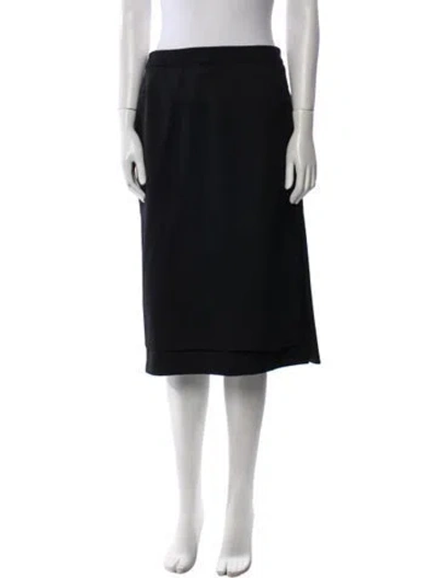 Pre-owned Veronique Branquinho Vintage Knee-length Skirt In Black