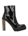 Veronique Branquinho Woman Ankle Boots Black Size 9 Calfskin