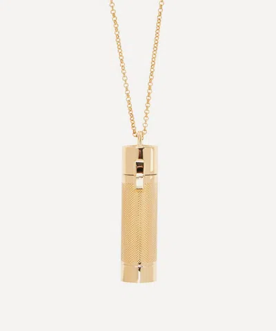 Veronique Gabai Gold-tone Saint Tropez Perfume Holder Pendant Necklace