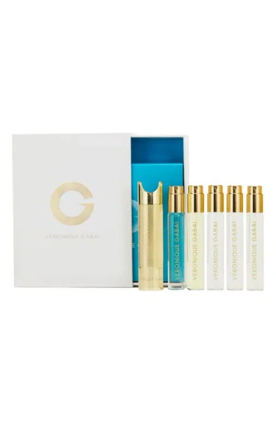 Veronique Gabai The Collection Traveler Fragrance Set $419 Value In Transparent