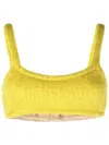 Veronique Leroy Brushed Mohair-blend Bralette In 71 Planetree
