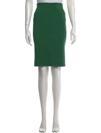 Pre-owned Veronique Leroy Wool Knee-length Skirt In Green