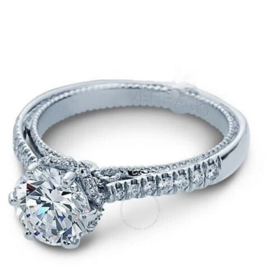 Verragio Engagement Ring 18k Wg 6.25 In Silver-tone