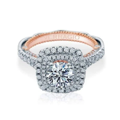 Verragio Engagement Ring 6.5 18k Wg In Silver-tone