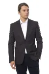 Verri Single Brested Blazer In Black