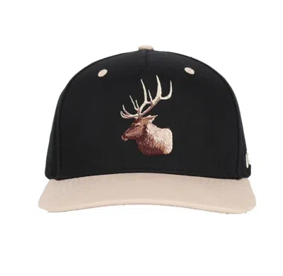 Versa The Elk Adjustable Hat In Black