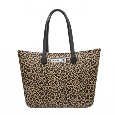 Versa Tote Women's Tote Bag In Leopard In Multi