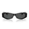 Versace 54mm Irregular Sunglasses In Black