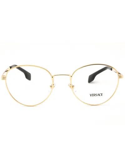 Versace 0ve1279 Eyeglasses In Gold /clear Demo Lens