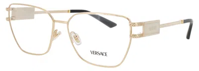 Versace 0ve1301 Eyeglasses 55-15-140 With Case In 1002 - Gold / Demo