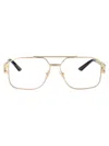 Versace 57mm Irregular Square Optical Glasses In Neutral