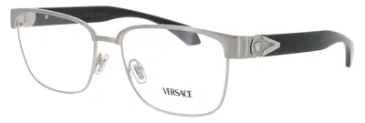 Versace 0ve1306 Metal Eyeglasses For Men 55-16-140 In Multi
