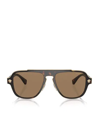 Versace 0ve2199 Sunglasses In Brown