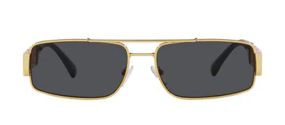 VERSACE 0VE2257 100287 RECTANGLE SUNGLASSES