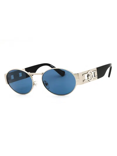 Versace 0ve2264 Sunglasses In 1261-1 - Matte Black / Grey