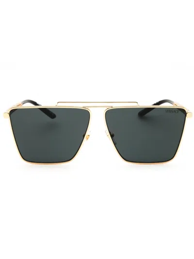 Versace 0ve2266 Sunglasses In Gold