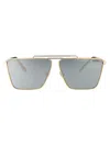 Versace 0ve2266 Sunglasses In 15141u Gold/silver