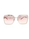 Versace 0ve2270d Sunglasses In 12527e Pale Gold