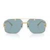 Versace 0ve2275 Damier Plaque 100280 Oro Glasses