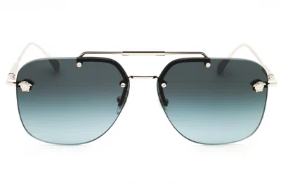Versace 0ve2296 Sunglasses In Gunmetal