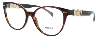 Versace 0ve3334 Acetate Eyeglasses 55-17-142 In Multi