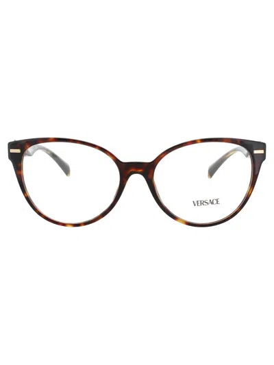 Versace 0ve3334 Eyeglasses In Brown