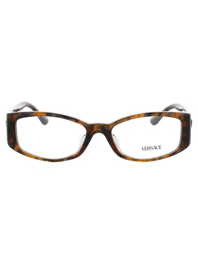 Versace 0ve3343f Eyeglasses In Havana - Demo