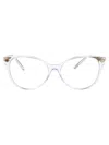 Versace Butterfly-frame Glasses In 148 Crystal