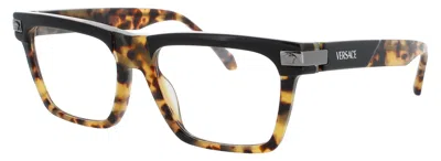 Versace 0ve3354 Men's Acetate Eyeglasses 55-18-145 (case Included) In Multi