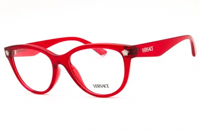 Versace 0ve3365u Oval Frame Eyeglasses In Red