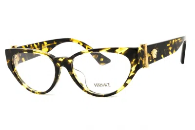 Versace 0ve3366f Cat-eye Acetate Eyeglasses In Yellow
