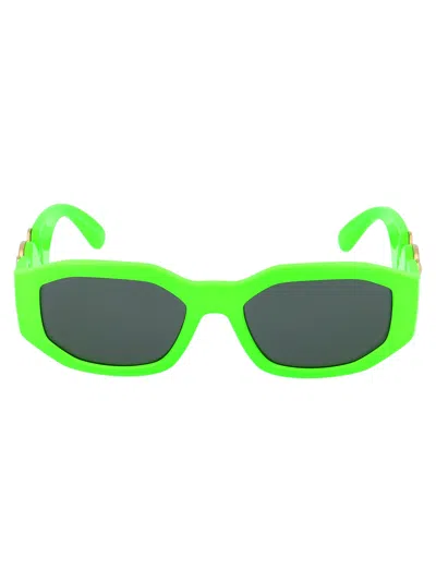 Versace 0ve4361 Sunglasses In 531987 Green Fluo