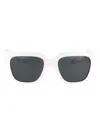 Versace Medusa-plaque Oversize Sunglasses In 314/87 White