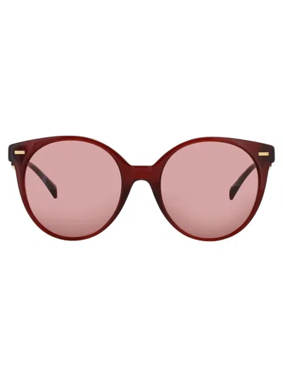 Versace 0ve4442 Sunglasses In Opal Red - Red Tint