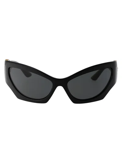 Versace 0ve4450 Sunglasses In Gb1/87 Black