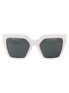 Versace Logo-embossed Square-frame Sunglasses